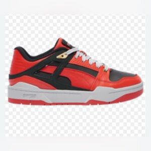 Puma Red and Black Athletic Shoes